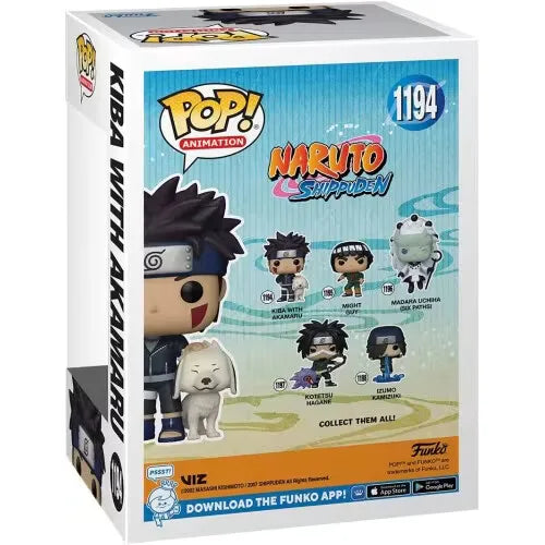 Funko Naruto Pop! Animation Kiba with Akamaru 1194