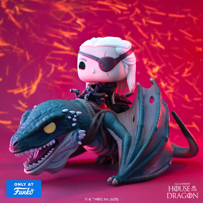 Funko House of the Dragon Pop! Rides Aemond Targaryen with Vhagar 136