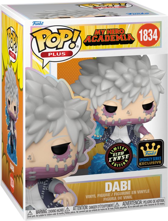 Funko My Hero Academia Pop! Plus Dabi 1834 Chase GITD