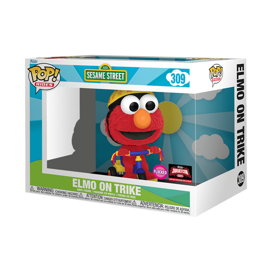 Funko Sesame Street Pop! Rides Elmo on Trike 309 Flocked
