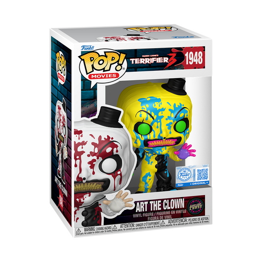 Funko Terrifier 3 Pop! Movies Art the Clown 1948 Chase