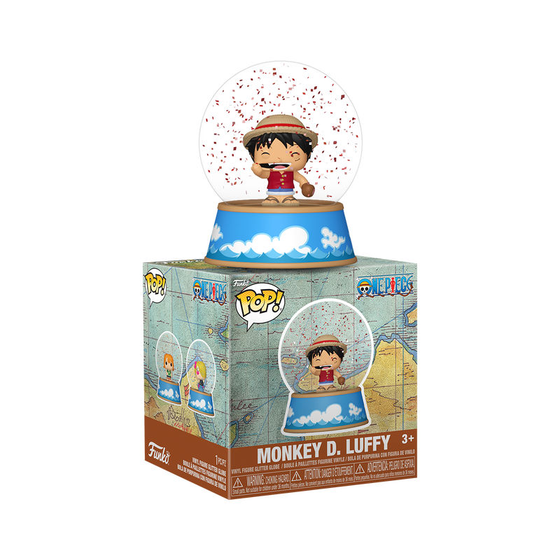 (Pre-order) Monkey D. Luffy Mini Glitter Globe