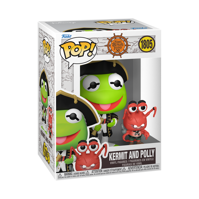 (Pre-order) Funko Muppet Treasure Island Pop! Kermit and Polly 1805
