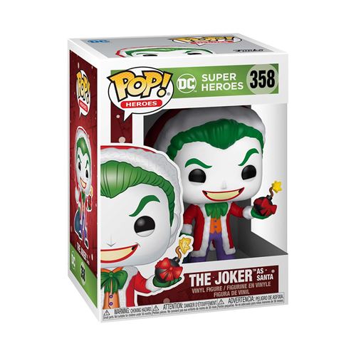 Funko Super Heroes Pop! DC The joker as Santa 358