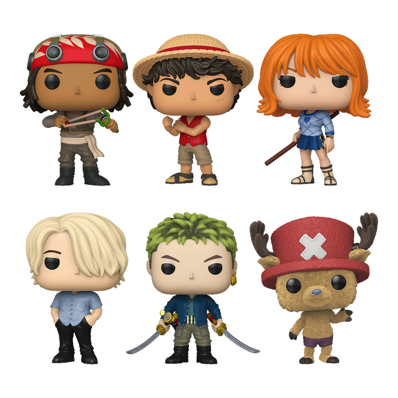One Piece (Live Action) Straw Hat Pirates Bundel(6)