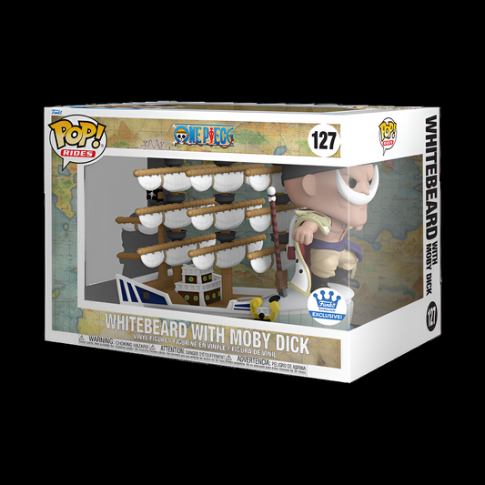 FUNKO ONE PIECE POP! RIDES WHITEBEARD WITH MOBY DICK 127 FUNKO EXCLUSIVE