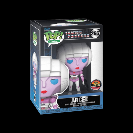 FUNKO TRANSFORMERS POP! DIGITAL ARCEE 265 NFT RELEASE 2000 PCS
