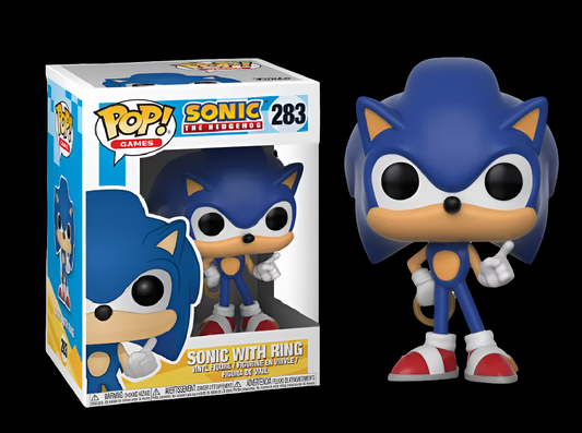 FUNKO SONIC THE HEDGEHOG POP! GAMES SONIC WITH RING 283