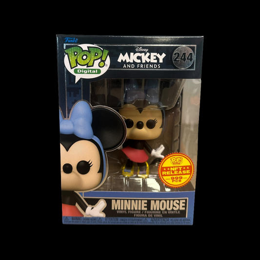 FUNKO DISNEY POP! DIGITAL MINNIE MOUSSE 244 NFT RELEASE 999 PCS