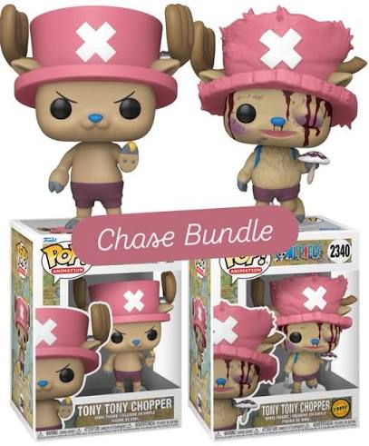 Funko One Piece Pop! Animation Tony Tony Chopper 2340 Chase Bundle