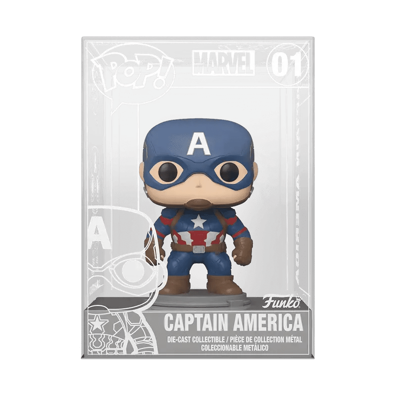 Funko Marvel Pop! Die-Cast Captain America 01