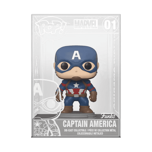 Funko Marvel Pop! Die-Cast Captain America 01