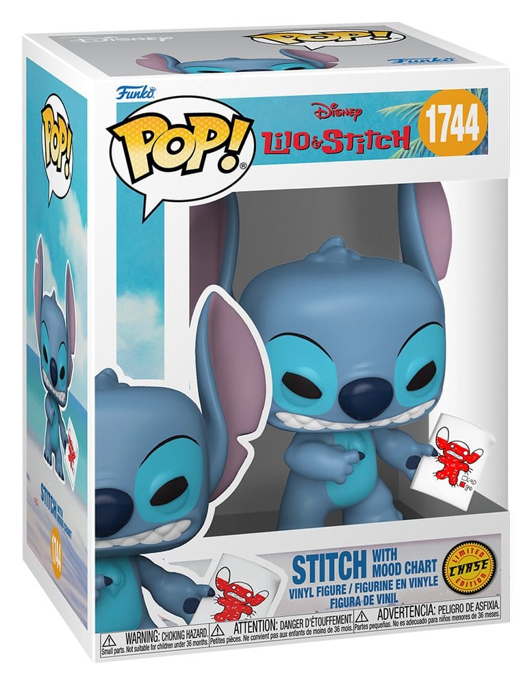 Funko Lilo & Stitch Pop! Disney Stitch with Mood Chart 1744 Chase