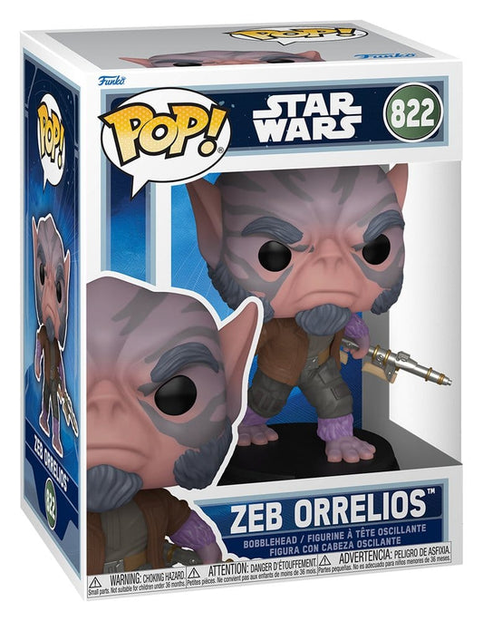 Funko Star Wars Pop! Zeb Orrelios 822