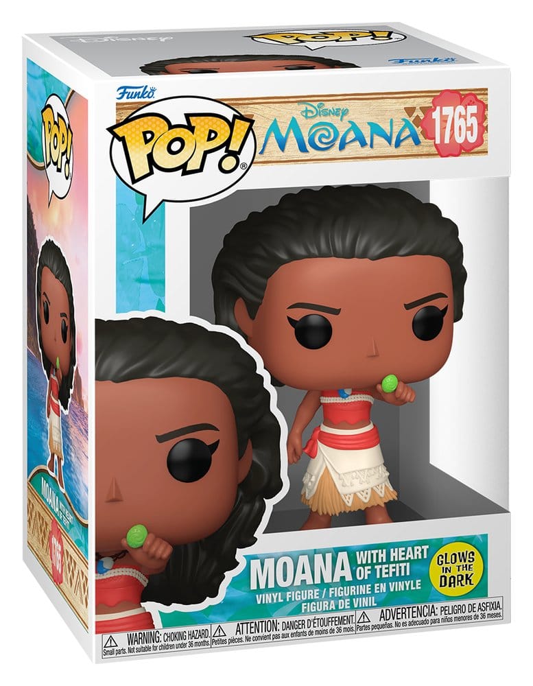 (Back-order) Funko Moana Pop! Disney Moana with Heart of Tifiti 1765 GITD